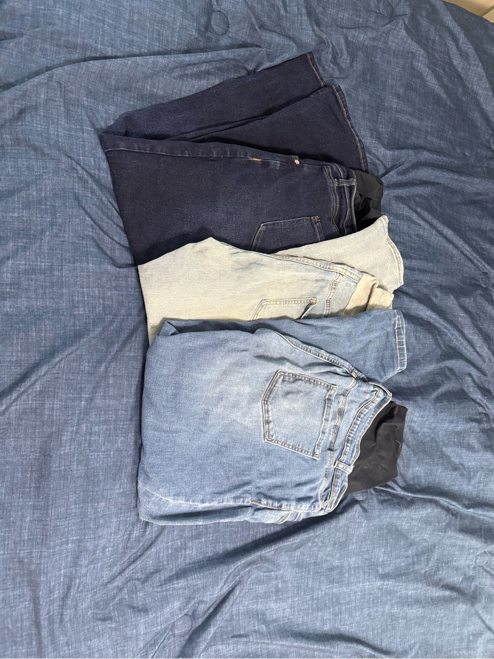 Maternity Jeans - Light, Medium, Dark Wash